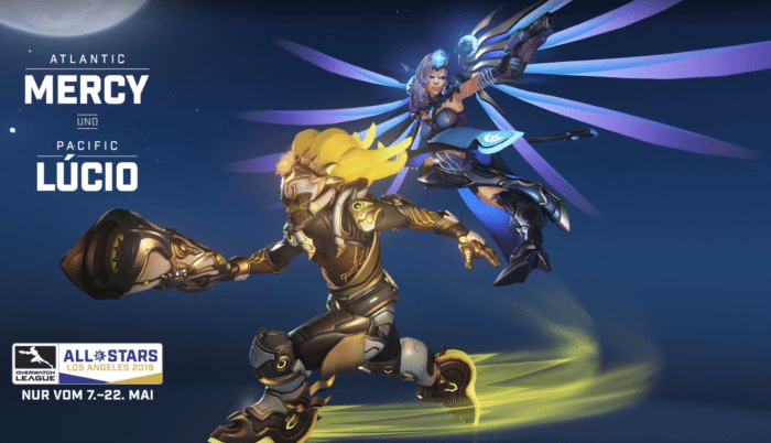 Overwatch League All Stars 2019 Lucio Mercy Skins