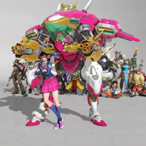 Overwatch Anniversary Event 2019 Skin - D.Va Academy