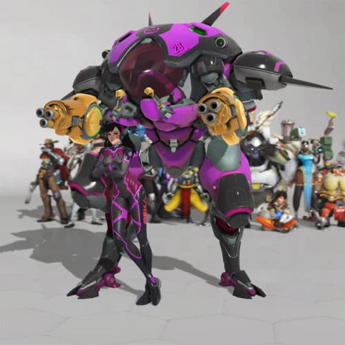 Overwatch Anniversary Event 2019 Skin - D.Va Midnight