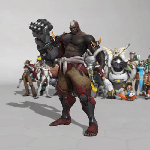 Overwatch Anniversary Event 2019 Skin - Doomfist Carbon Fiber