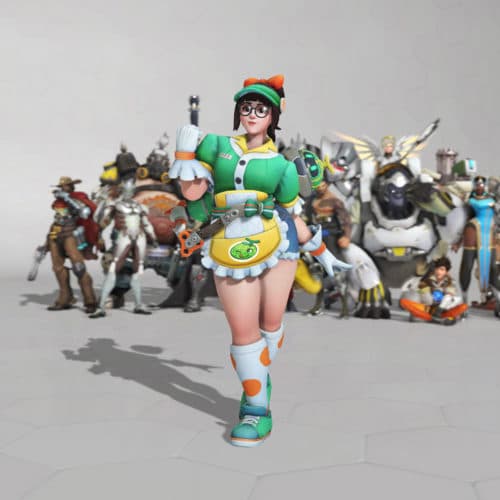 Overwatch Anniversary Event 2019 Skin - Mei Honeydew