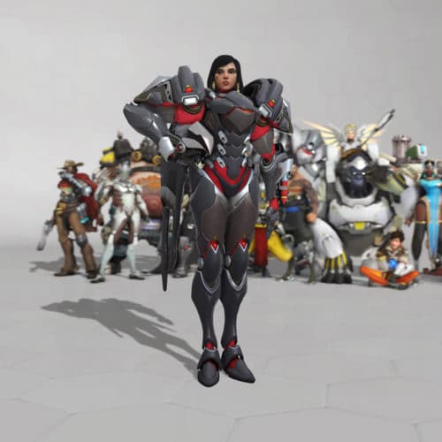 Overwatch Anniversary Event 2019 Skin - Pharah Carbon Fiber