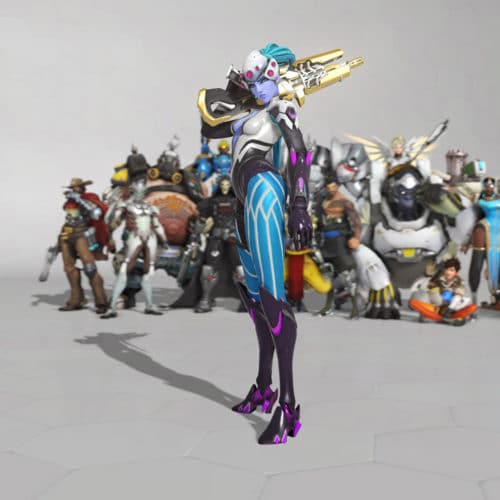 Overwatch Anniversary Event 2019 Skin - Widowmaker Electric