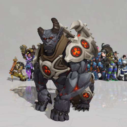 Overwatch Anniversary Event 2019 Skin - Winston Gargoyle