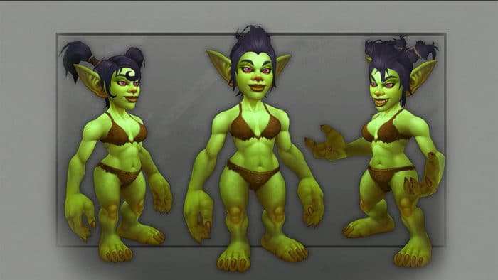 Neues weibliches Charaktermodell (Goblins)
