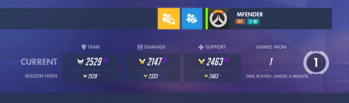 overwatch Role queue sr