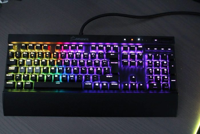 Corsair K70 RGB Beleuchtung