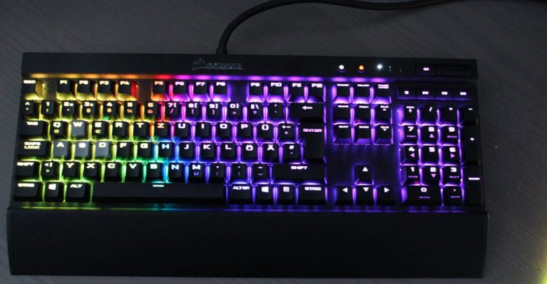 Corsair K70 RGB Beleuchtung