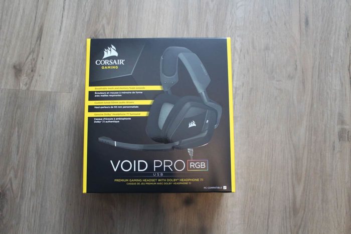 Vorderseite vom Corsair Void Pro RGB